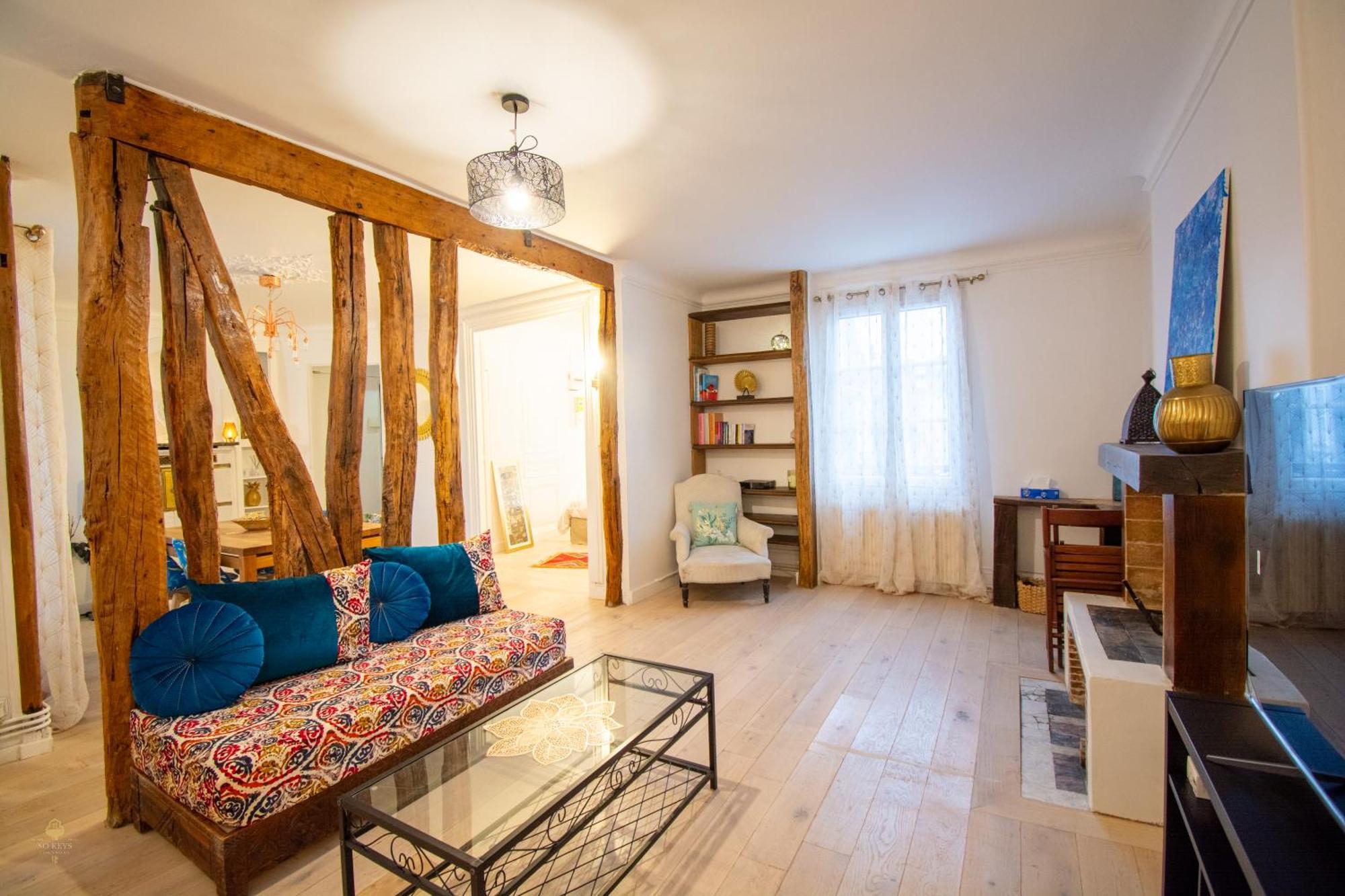 Wonderful Typical Flat 3 Bedrooms / 6 Pax * Parijs